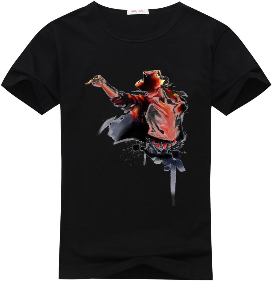 NOBITA Fashion Customized Michael Jackson 3 Kid's Classic T-shirt Medium/7Y-8Y Black