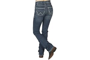 Wrangler Women's Premium Patch Mae Sits Above Hip Jean