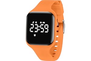 BOMIEUX Kids Watch Digital Watch for 5-12 Years Old Boys Girls, Kids Fitness Tracker Watch with Alarm Clock, Stopwatch, Step Counter Sports Watch, No App Waterproof Watch for Kids Teens Gifts
