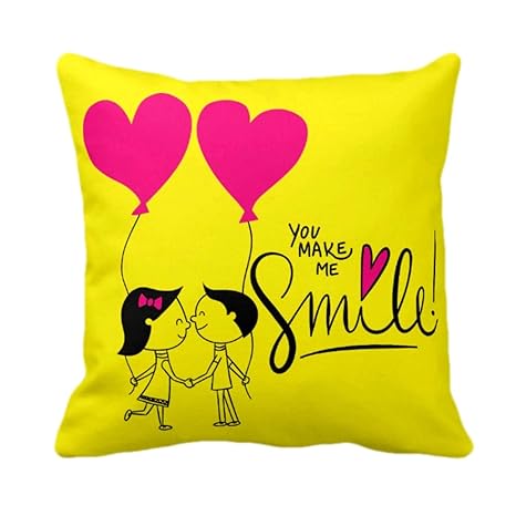 Buy Yaya Cafe Valentine Gifts For Boyfriend Husband Cushion Cover