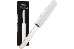 SEAINGO Heating Butter Knife Spreader - Rechargeable, Electric, Cordless, Heats up in 6 Seconds, Nonstick Stainless Steel Bla