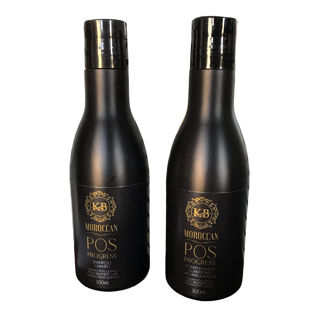 KB Moroccan Pos Progress Salt Free Shampoo And Conditioner Kit 300ml