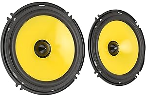 2pcs Car Speakers, 6 Inch 600 Watt Max 2 Way 4 Ohm Coaxial Car Door Speakers, Professional Speakers Car Stereo Coaxial Speake