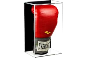 Better Display Cases Versatile Acrylic Display Case with Wall Mount and Black Back 8" x 6" x 13" (A044-BB-VWM)