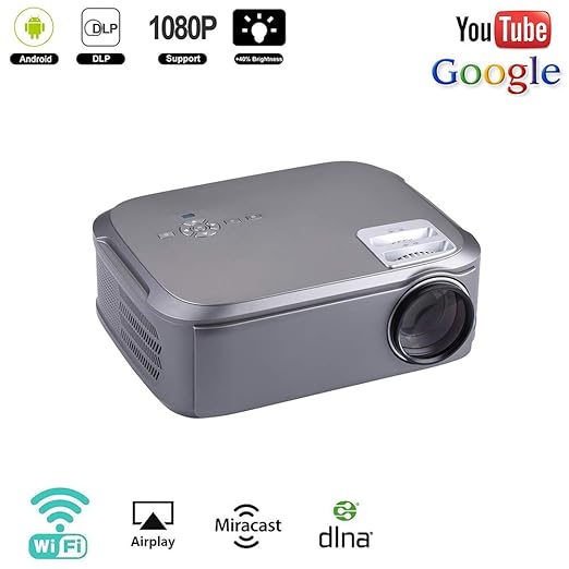 RSGK Proyector LED Doméstico 1080P, Proyector De Video Full HD De ...