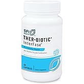 Klaire Labs SFI Health Ther-Biotic InterFase - Multi Enzyme Formula for Digestive Health &amp; Gut Balance - Designed to Support a Healthy Microbiome (60 Capsules)