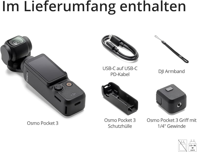 Osmo Pocket 3, Vlogging-Kamera mit 1-Zoll-CMOS und 4K/120 fps Video