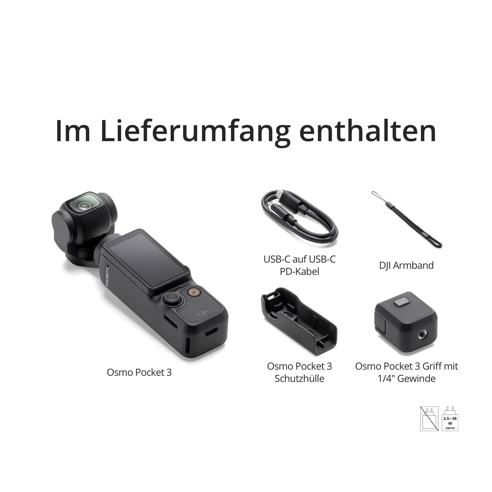 DJI Osmo Pocket 3, Vlogging-Kamera mit 1-Zoll-CMOS und 4K/120 fps Video, 3-Achsen-Stabilisierung, schnelles Scharfstellen, Gesichts/Objektverfolgung, kleine Videokamera für Fotografie 7