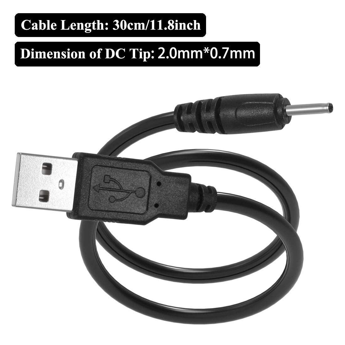 2pcs USB DC Charger Charge Charging Cable for Mini S530 Smallest