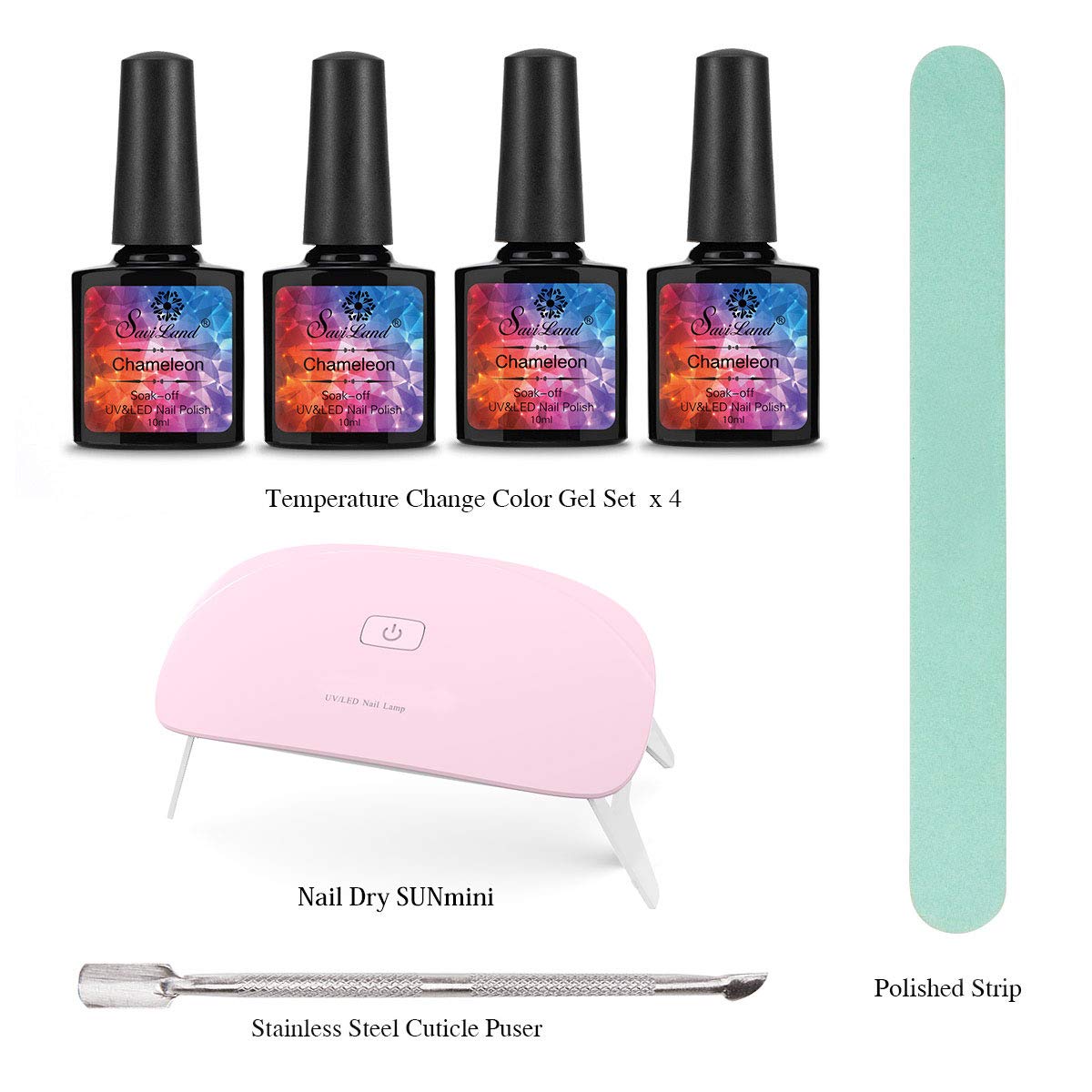Best 50 Gel Nail Polish Kit With Uv Light Amazon Best Nail Art