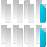 Seatern Adhesive Metal Plates for Magnetic Mounts, 1" x 3.15", 16 Pack Steel Strips with Adhesive Backing for Magnets on Non-Steel Vents