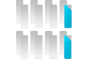 Seatern Adhesive Metal Plates for Magnetic Mounts, 1" x 3.15", 16 Pack Steel Strips with Adhesive Backing for Magnets on Non-Steel Vents