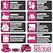 PRO Packing Cubes | 6 Piece Travel Bags Organizer for Luggage | Multi-size Ultralight Travel Cubes | Suitcase Organizer Bags Set | Makes Packing Easy - Gum Pink