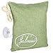 500g Jalousie Air Purifying Activated Bamboo Charcoal Bag Odor Removal for Kitchen Pet Car Closet Basement Prevent Mold Dehumidify Remove Moisture Hook Included for Hanging (Green)