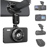 Sportway S80 Mirror Dash Cam Mount Holder, 100% Secure 360&deg; Adjustable View | 16pcs Joints for Rove APEMAN CHORTAU iiwey YI Z-Edge Old Shark KDLINKS Crosstour VANTRUE GoPro...99% Car Dash Cameras DVR GPS