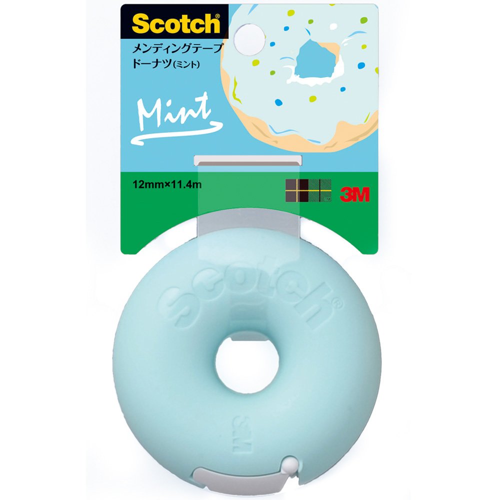 3M Scotch Donut Tape Dispenser Mint Blue 12 mm X 11.4 m Amazon.in
