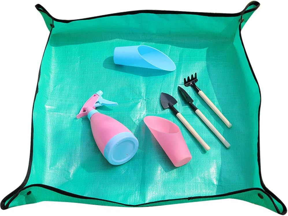 Apofly Foldable Gardening Mat Plant Change Mat 100×100CM Gardening
