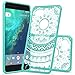 Google Pixel 2 XL Case,Google Pixel 2XL / XL 2 Case,AnoKe Mandala Cute Thin Slim TPU Bumper Protective Hard Cell Phone Cases Cover with Screen Protector for Women Girls Kids Google Pixel 2 XL Mint