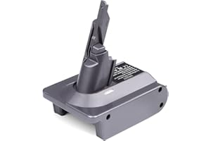 YMWLKJ V7 Battery Adapter for Dyson V7 Vacuum Cleaner, V7 Adapter for Dewalt 20V Battery to Replace for Dyson V7 Battery, Work for Dyson V7 Absolute Fluffy Animal HEPA SV11 Vacuum - DW20V7 Adapter Only