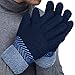 LETHMIK Thick Winter Knit Gloves Mens&Womens Warm Fleece Lined Unique Knitted Gloves