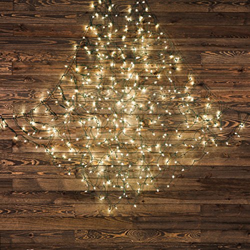 GE Warm White LED Christmas Net Lights - Image 3