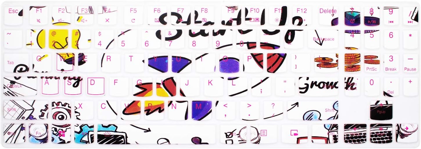 HRH Silicone Keyboard Cover Skin for Lenovo Legion 15.6