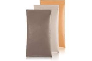 TRIUMPH VISION Squeeze Leather Sunglasses Pouch - 3 Pack Spring Storage Glasses Pouch Holder