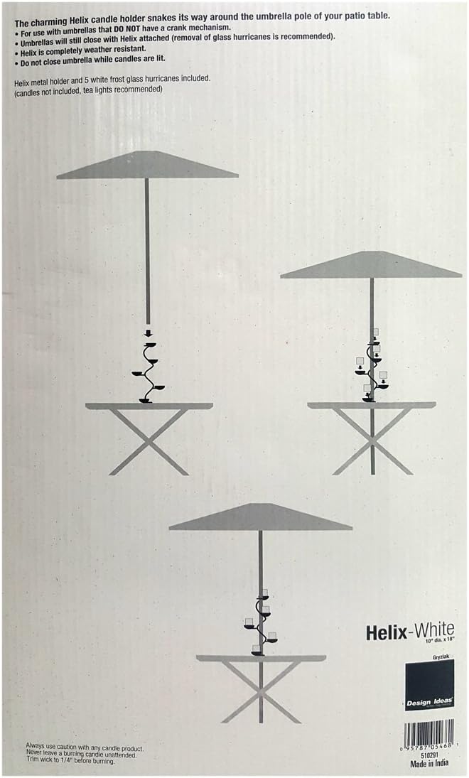 Helix Twist Wrap Around Umbrella Pole Candle Holder 510291 Amazon Ca Home Kitchen