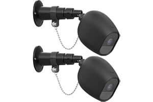 HOLACA Security Outdoor Mount for Arlo pro Arlo pro 2 with Anti-Theft Chain,Silicone Protective Case-Extra Protection for You