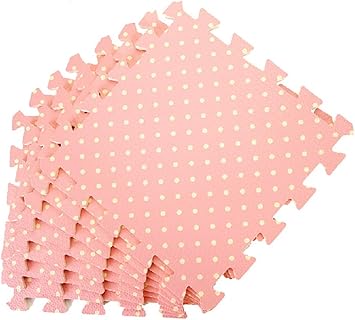 9 X Dalles En Mousse Tapis De Jeux Fond De Parc Mousse Dalles Bebe Tapis Puzzle Mousse Pour Enfant 30cm 30cm 1cm Rose Amazon Fr High Tech