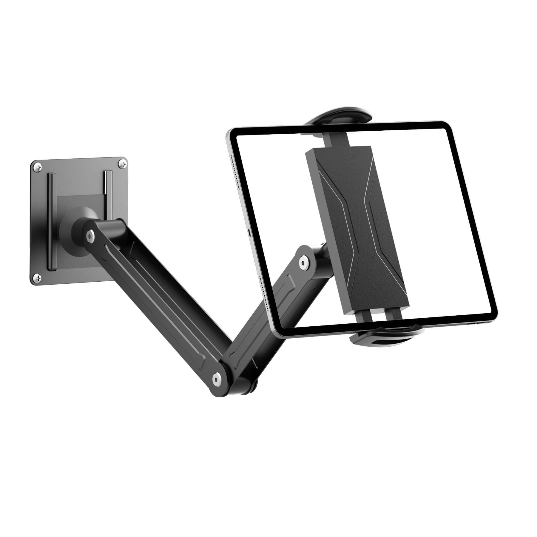 Photo 1 of **********DAMAGED*******
LenTok Tablet Wall Mount for iPad with Quick Release, Foldable Lighweight Metal Wall Tablet Holder with Adjustable Arm, Compatible with 4-11'' iPad Galaxy Tab Kindle