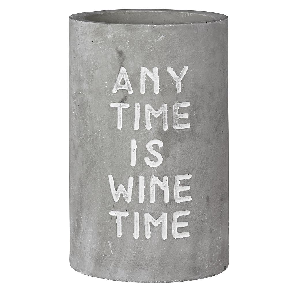 Vino concrete wine cooler "Any Time is Wine Time"