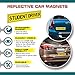 Classic Biker Gear Student Driver Magnets for Car – Single Pack - Alleviate The Stress & BOOSTS Confidence