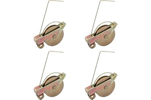 REIGAHOOD 4 Pack Sliding Screen Door Tension Spring Fits for Arcadia Style Rollers, Replaces B 515, B 714, and B 796 Used on Both Top and Bottom, 1-1/4" Concaved Steel Ball Bearing