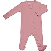 Woolino Toddler Footie Sleeper, Merino Wool Baby Pajamas, One-Piece Sleeper Jumpsuit, Front Zip Footie Romper for Unisex