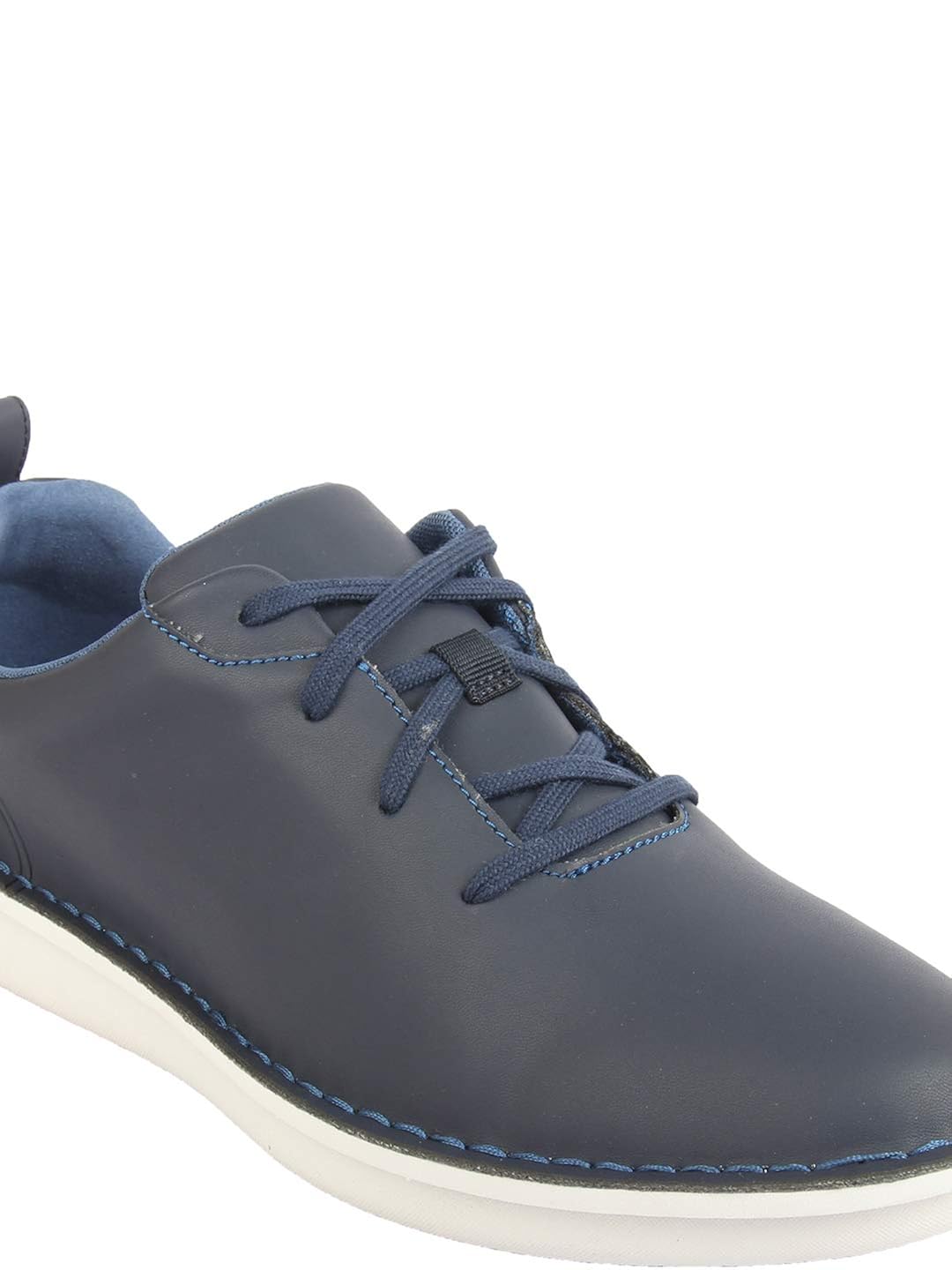 clarks navy blue sneakers