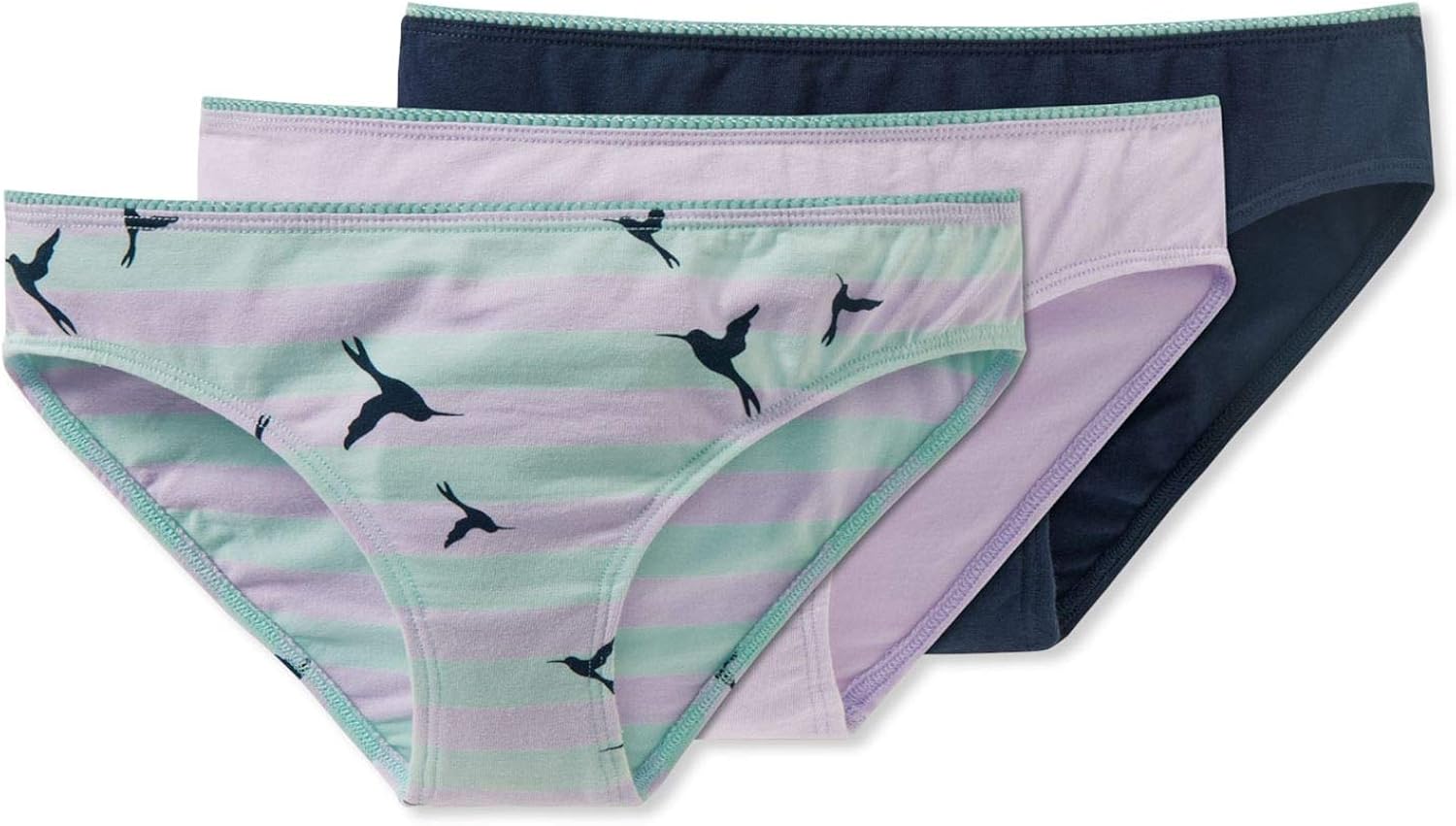 Schiesser Hüftslip 9er Pack Kids Girls Feinripp Organic Cn  Spar Set 9 St Hueftslip Baumwolle S0l5t0il