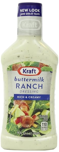 KRAFT, BUTTERMILK RANCH DRESSING, 16OZ BOTTLE (PACK OF 3)