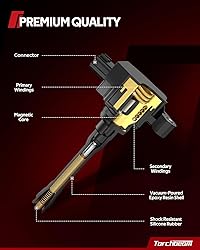 Torchbeam Set of 6 UF553 Ignition Coils Packs and