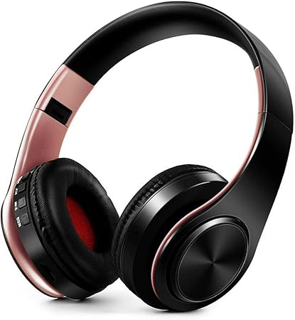 Amazon ワイヤレスbluetoothイヤホン マイク付き Pc携帯電話 音楽 ブラックローズゴールド 中国製 Fairy Music Bluetooth Earphone イヤホン ヘッドホン本体