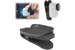 CAPART 360° Rotatable Backpack Clip Mount for Insta360 GO Ultra, Quick-Release Vertical and Horizonal Vlogging, Adjustable Pi