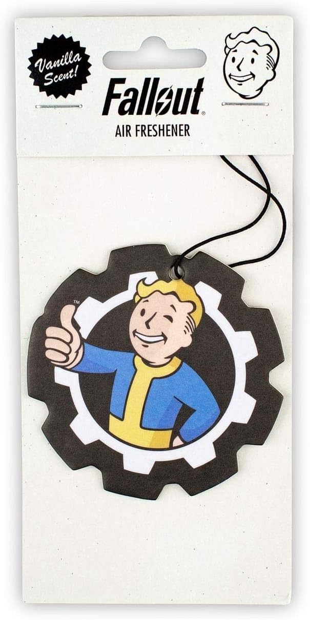 Fallout 4 Vault Boy Hanging Air Freshener for Cars and Closets | Vanilla Scent