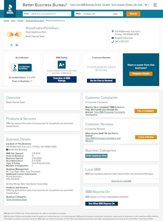 Amazon.com: Breadman Model TR2200C Kneading Paddle [See Pics ...