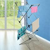 Vileda Sprint 3-Tier Clothes Airer, 20m Indoor Drying Rack, Foldable view 3