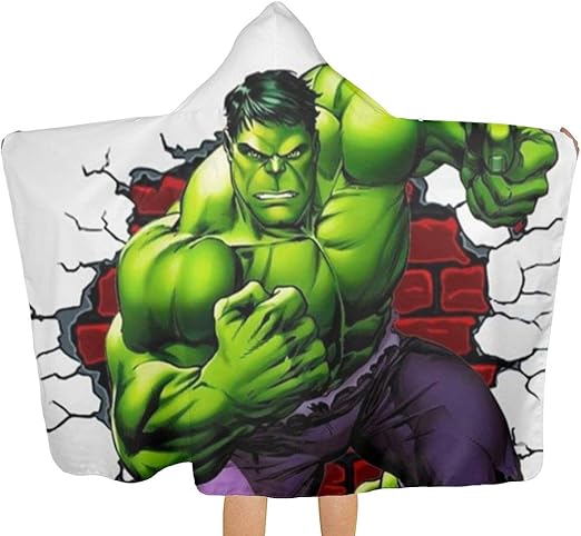 hulk hooded towel