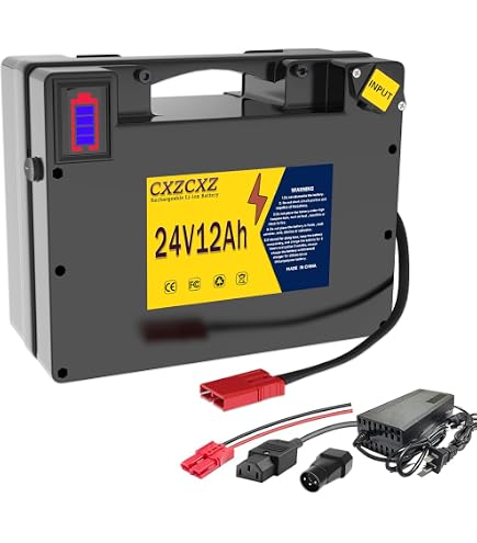 Amazon.com: CXZCXZ 24V12AH Lithium Battery for Wheelchair, Better