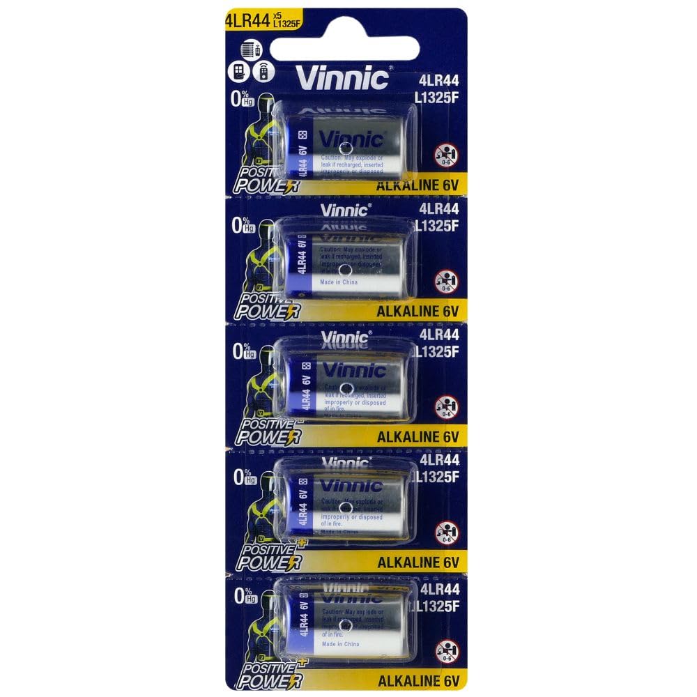 5 Pack Vinnic l1325 °F 6 V Alkaline
