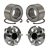 Front Rear Wheel Bearing And Hub Assembly Kit For