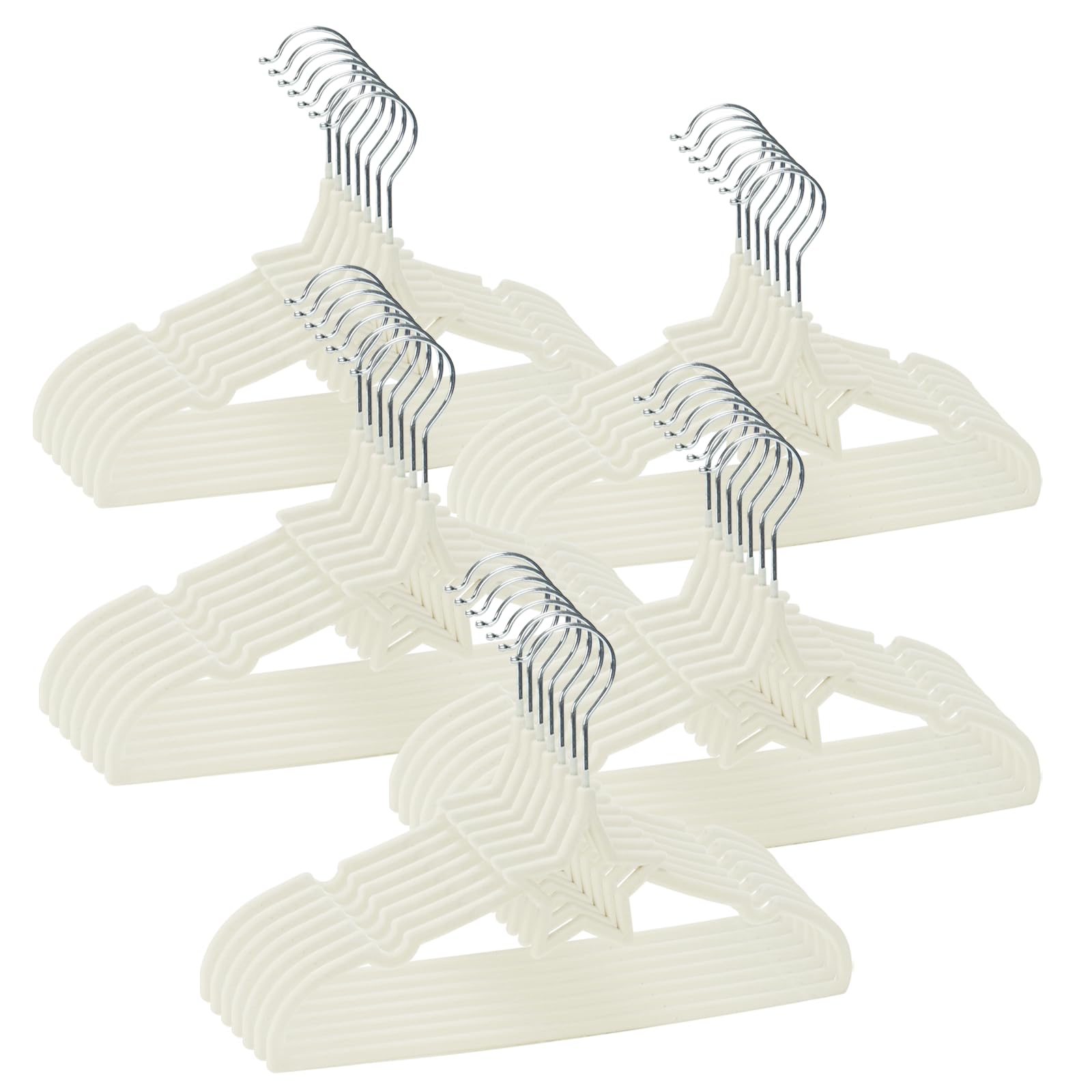 GoodtoU Baby Hangers, Velvet Hangers Kids Hangers 50 Pack for Toddler Infant Childrens Child Small Coats Pants Clothes Closet Organizers and Storage 12.6 Inch Image