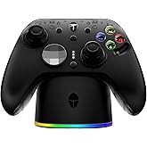 Thunderobot G80TS Wireless Controller for PC/Switch/Switch 2/Android/iOS, TMR Joystick, Dual TMR Triggers, Optical Buttons, 1000Hz Polling Rate, RGB Backlight (Black) [video game]